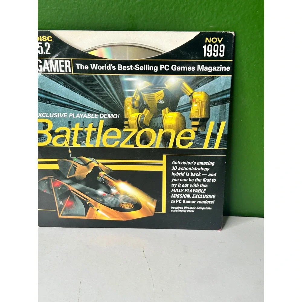 PC Gamer Disc 5.2 Nov 1999 Battlezone II Demo Seven Kingdoms II Madden NFL 2000